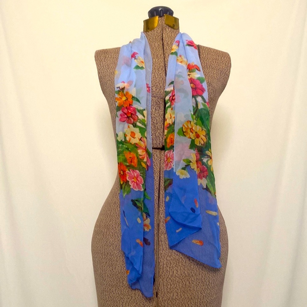 Museum of Fine Art Boston Floral Scarf